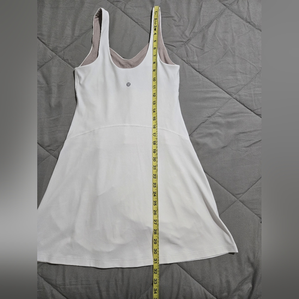 White Athletic Dress - Picture 7 of 8